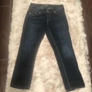 Silver Jeans Brand Suki Capri